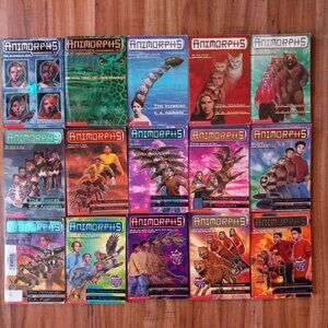 Animorphs & Megamorphs Book Lot of 15 K.A. Applegate